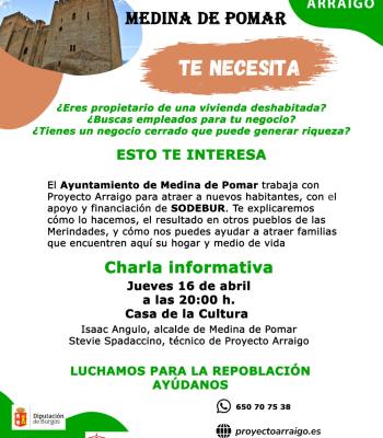 Charla Informativa. Proyecto Arraigo. .
