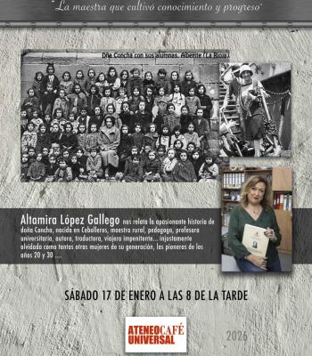 Conferencia en el Ateneo.