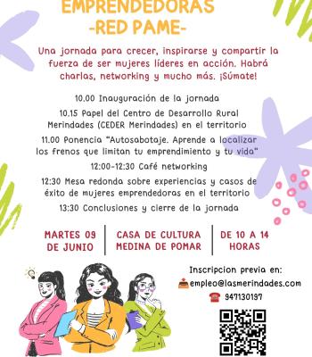 Encuantro de mujeres emprendedoras, presentación RED PAME.