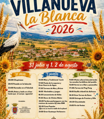 Fiestas patronales 2026.