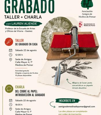 GRABADO CON LAUREN ALIENDE.