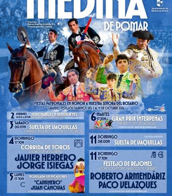 Grandes festejos taurinos del 3 al 11 de octubre de 2026..