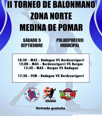 II Torneo de Balonmano Zona Norte Medina de Pomar..