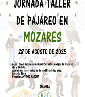 JORNADA TALLER DE PAJAREO EN MOZARES.