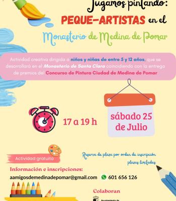Jugamos pintando: Peque-Artistas en el Monasterio de Santa....
