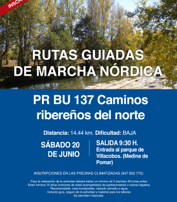 Rutas Guiadas de Marcha Nórdica..