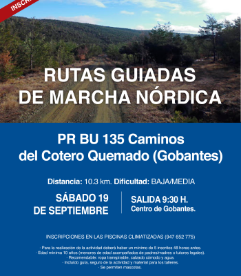 Rutas Guiadas de Marcha Nórdica..