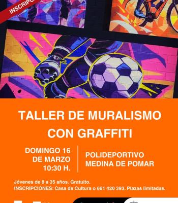 TALLER DE MURALISMO CON GRAFFITI.