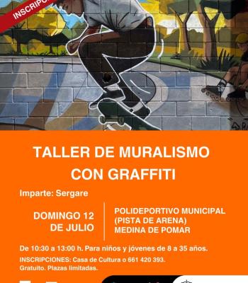 Taller de Muralismo con graffiti..