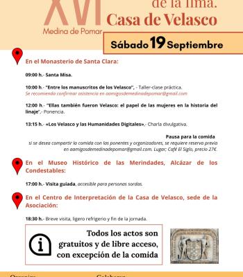 XVI Encuentro nacional de la Ilma. Casa de Velasco..