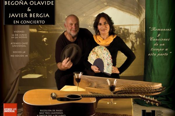 Begoña Olavide & Javier Bergia en concierto.