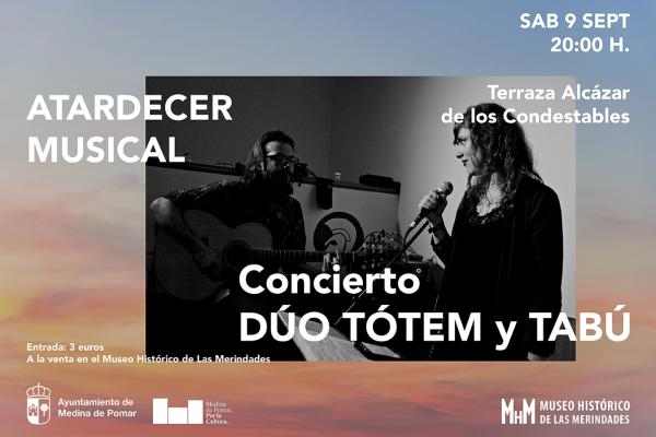 CONCIERTO DÚO TÓTEM Y TABÚ