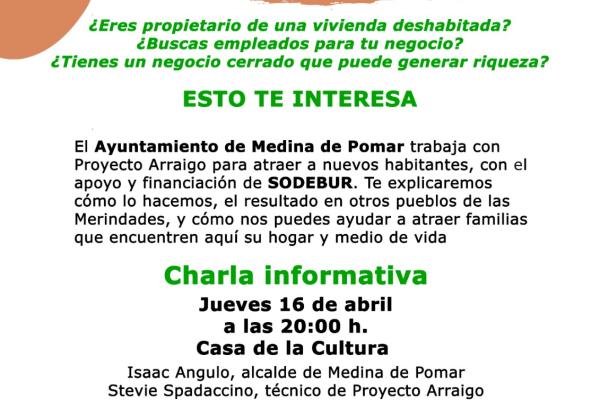 Charla Informativa. Proyecto Arraigo. 