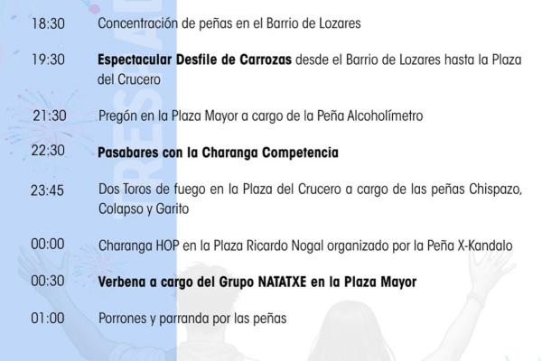 Fiestas Patronales Trespaderne San Bartolomé 2025