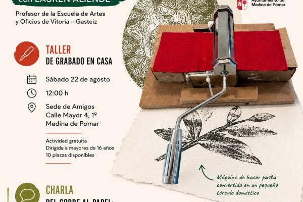 GRABADO CON LAUREN ALIENDE