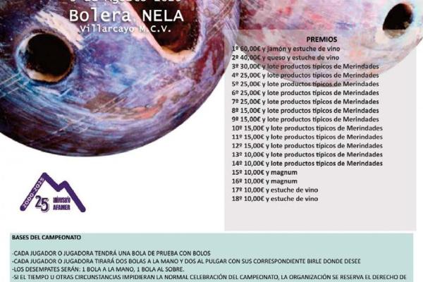 IX CAMPEONATO DE BOLOS