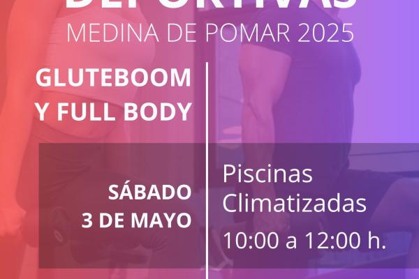 MATERCLASS DEPORTIVAS GLUTEBOOM Y FULL BODY
