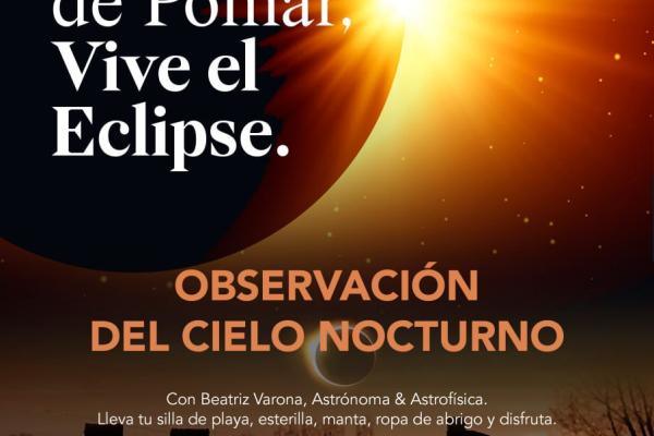 Observación del cielo nocturno con Beatriz Varona,...