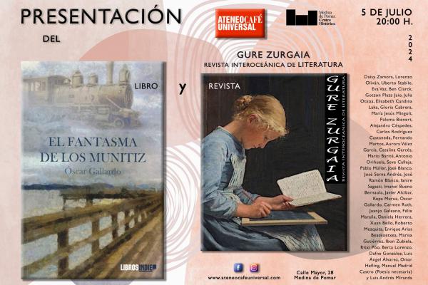 Presentación de la revista de literatura Gure Zurgaia y el...