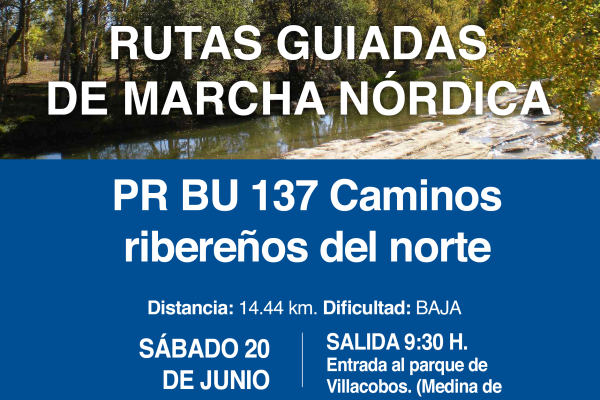 Rutas Guiadas de Marcha Nórdica.