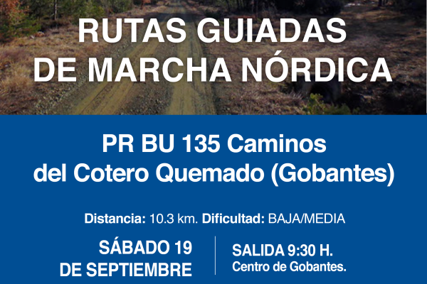 Rutas Guiadas de Marcha Nórdica.