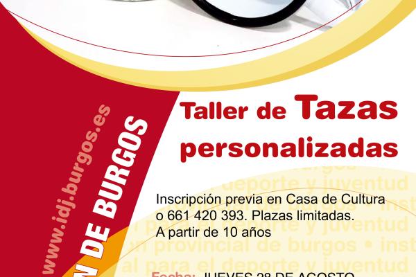 TALLER DE TAZAS PERSONALIZADAS