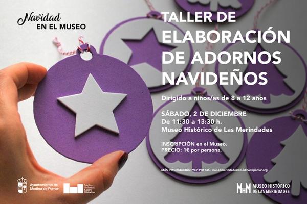 TALLER ELABORACIÓN DE ADORNOS NAVIDEÑOS