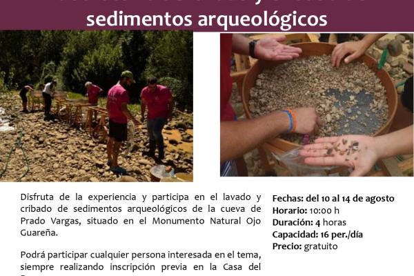 Voluntariado arqueológico cueva de Prado Vargas