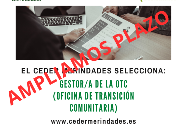 OFERTA DE TRABAJO en el CEDER Merindades